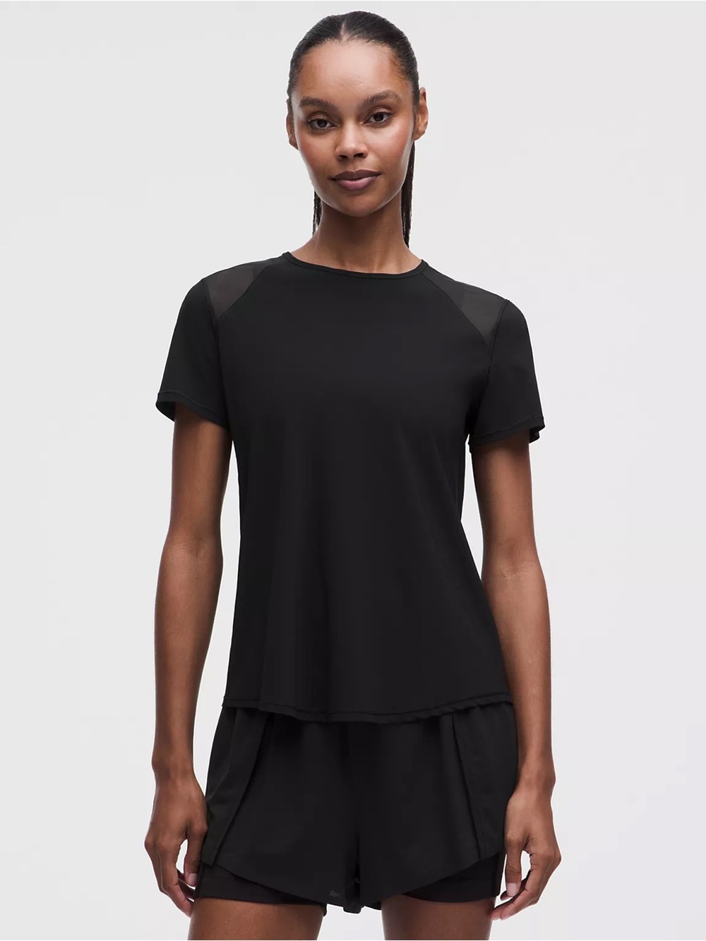NWT Lululemon Sculpt Short-Sleeve Shirt in Black
